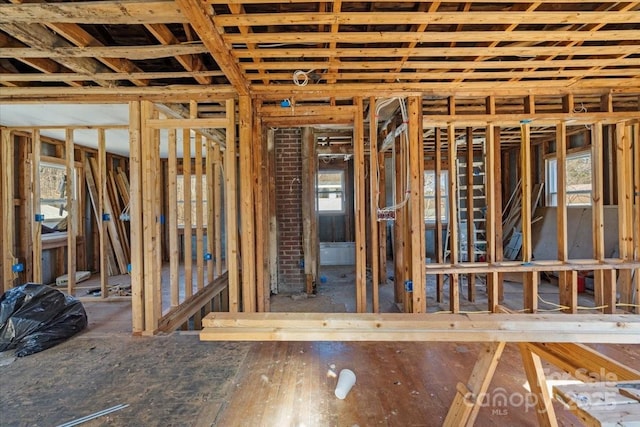 miscellaneous room featuring a wealth of natural light