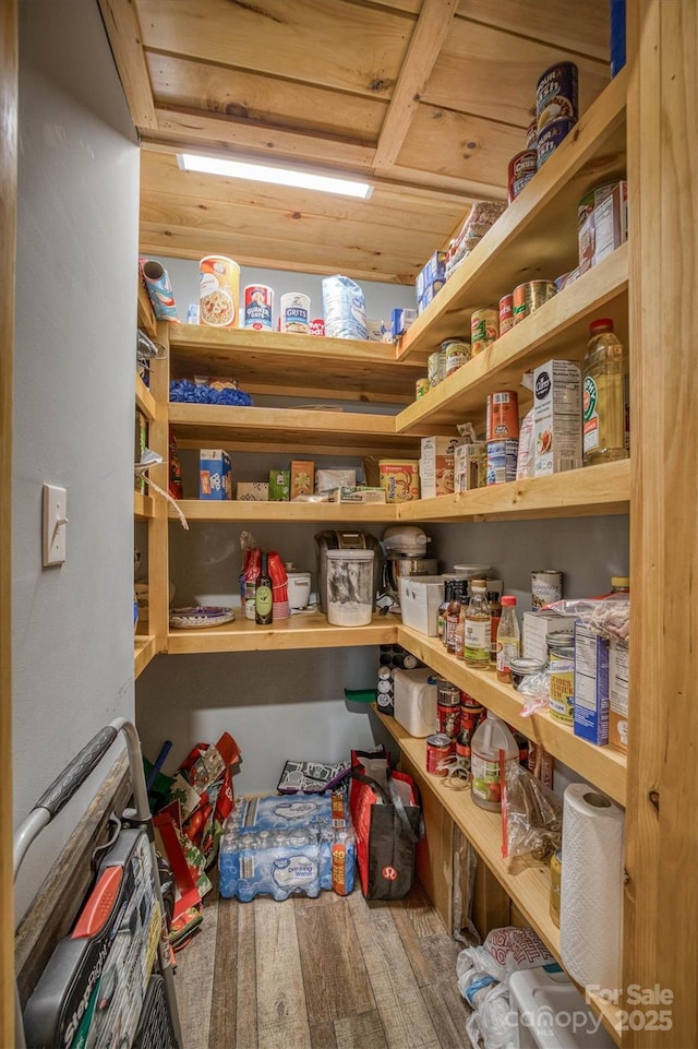 view of pantry