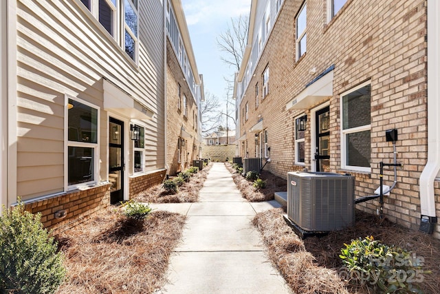 exterior space with central AC unit