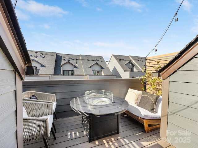 4010 Citra Ln, Charlotte, NC 28217 - deck with a residential view