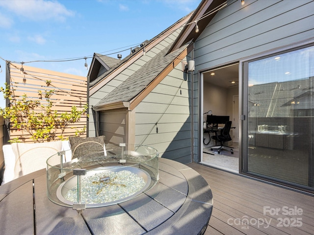 4010 Citra Ln, Charlotte, NC 28217 - deck featuring outdoor dining area