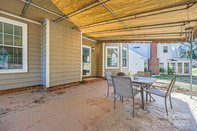 127 Lakewood Circle Dr, Mooresville, NC 28117 - view of patio / terrace featuring outdoor dining space