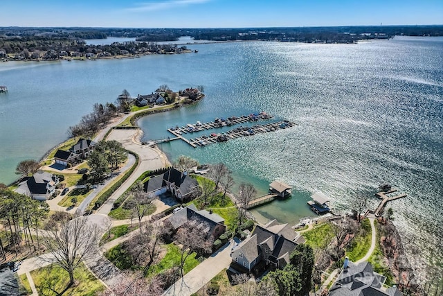 127 Lakewood Circle Dr, Mooresville, NC 28117 - bird's eye view with a water view