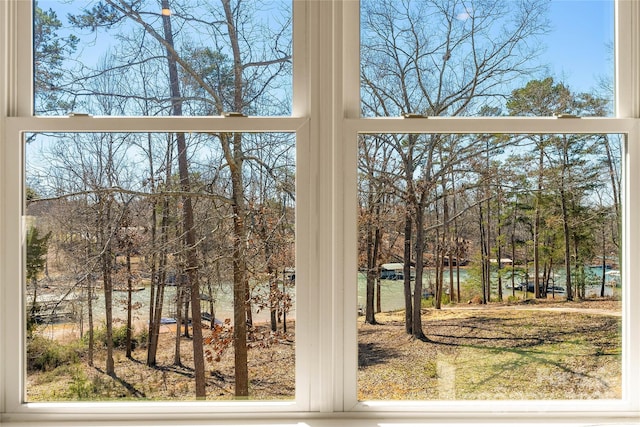 view of doorway to outside