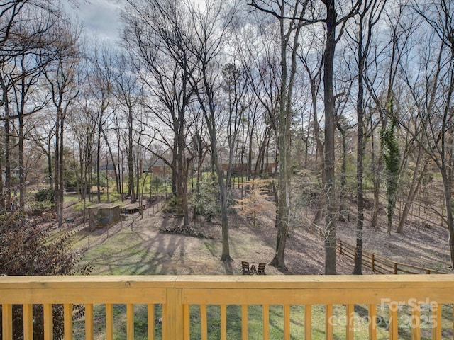 view of yard featuring a balcony