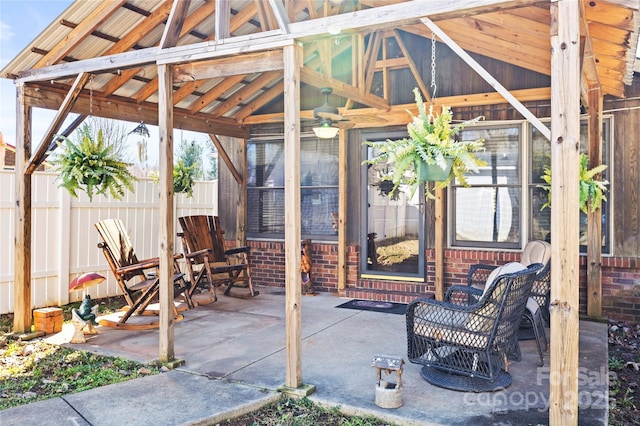 view of patio