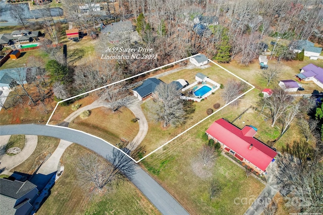 drone / aerial view