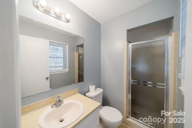 6126 Eagle Peak Dr, Charlotte, NC 28214 - full bath with a shower stall, toilet, and vanity