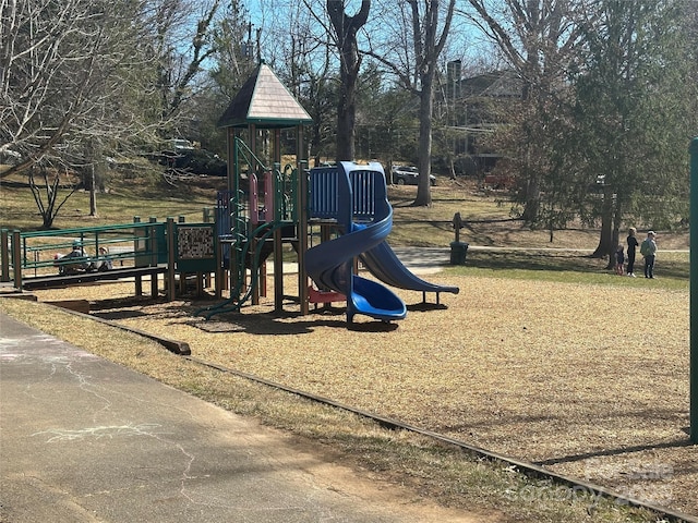 view of communal playground