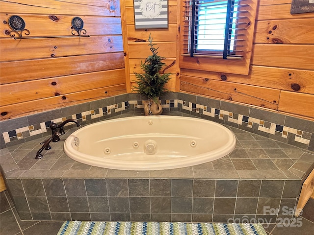 202 Panorama Dr, Nebo, NC 28761 - bathroom with a tub with jets