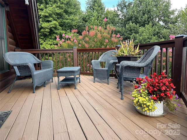 202 Panorama Dr, Nebo, NC 28761 - view of deck
