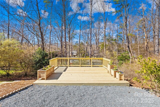 1133 Bloom Wood Ln, Matthews, NC 28105 - view of wooden deck