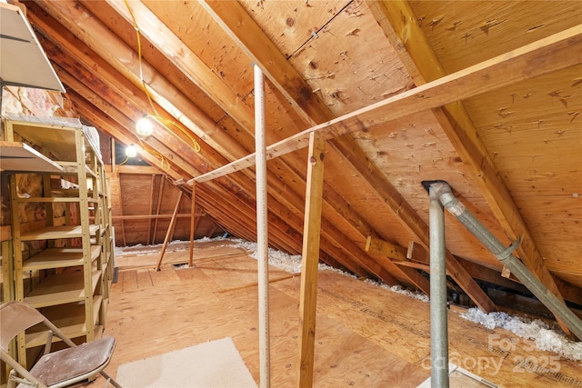 1133 Bloom Wood Ln, Matthews, NC 28105 - view of unfinished attic