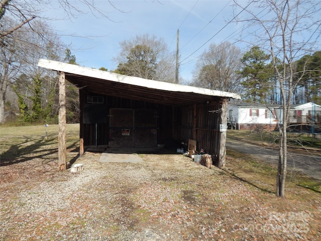 view of outbuilding