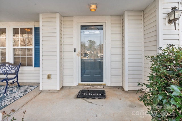 view of property entrance