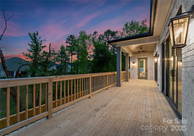 17201 Green Hill Rd, Charlotte, NC 28278 - view of wooden deck