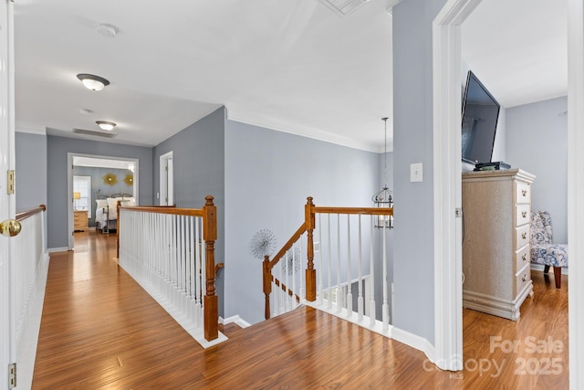 hallway featuring light hardwood / wood-style floors