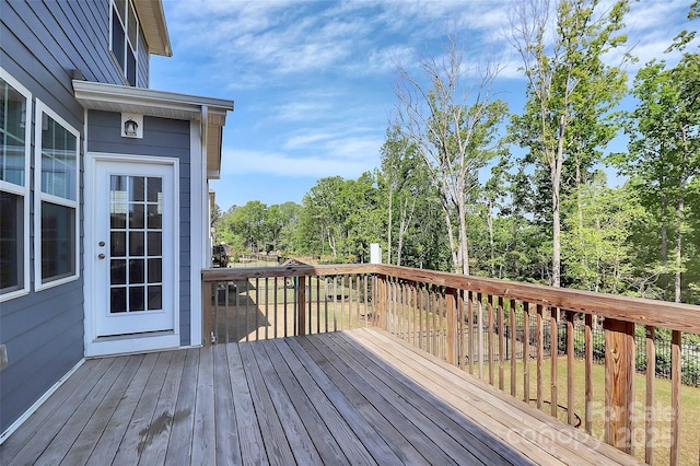 805 Deep River Way, Waxhaw, NC 28173 - view of deck