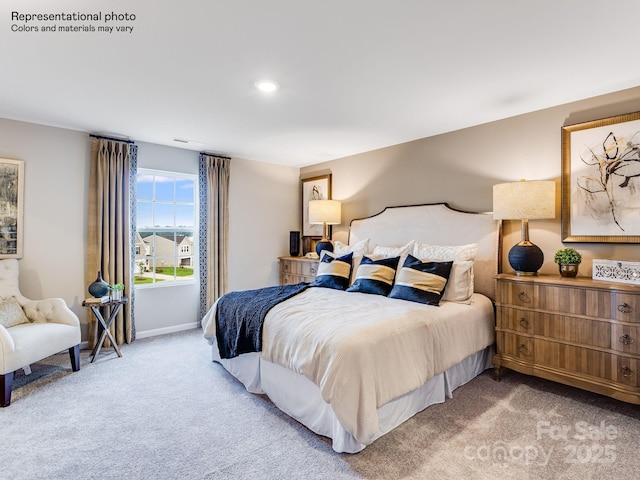 bedroom featuring carpet floors