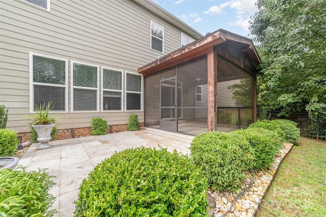 3004 Fallondale Rd, Waxhaw, NC 28173 - rear view of house featuring a sunroom and a patio