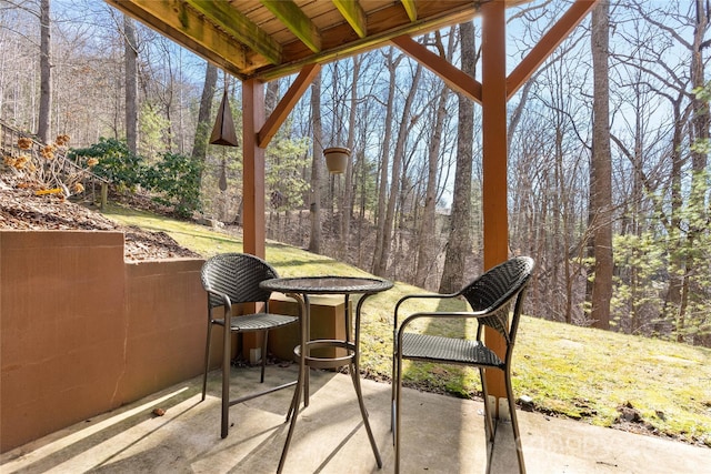 view of patio / terrace