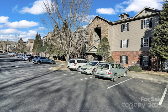 view of uncovered parking lot