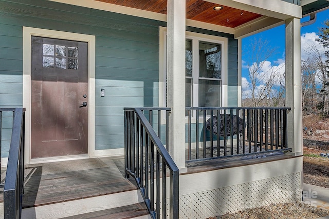 view of entrance to property