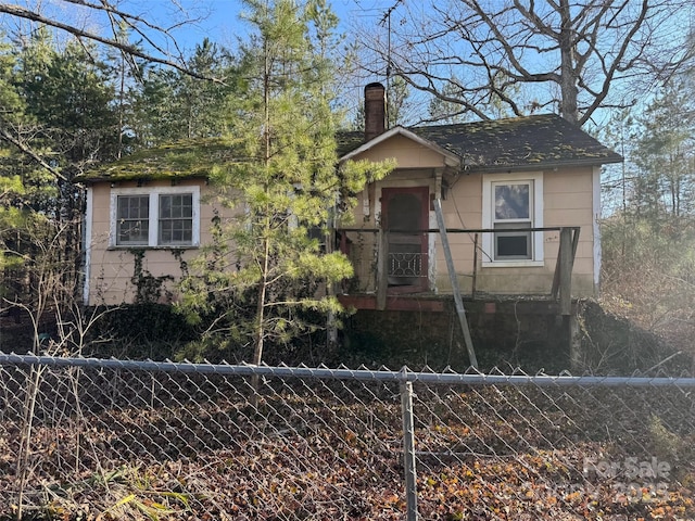 view of bungalow