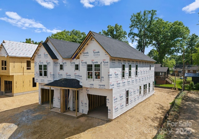 view of front of property with an attached garage and driveway