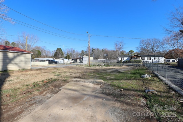 view of street featuring a residential view