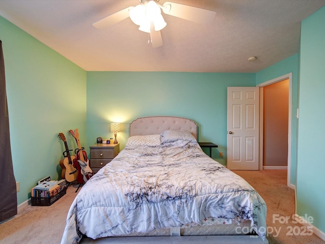 3841 Shasta Cir, Clover, SC 29710 - carpeted bedroom featuring baseboards and ceiling fan