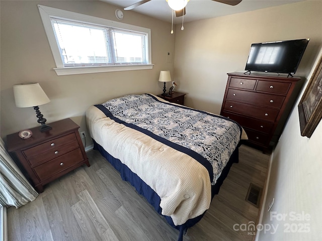 117 Badin Lake Cir, New London, NC 28127 - bedroom featuring visible vents and light wood-style flooring