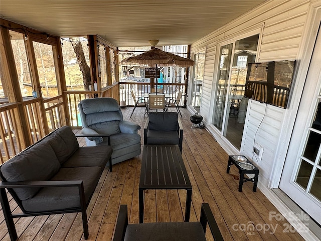 117 Badin Lake Cir, New London, NC 28127 - view of deck