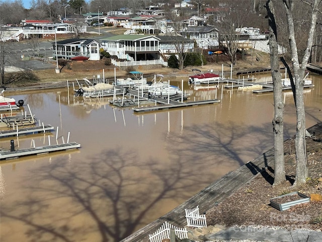 117 Badin Lake Cir, New London, NC 28127 - dock area with a water view