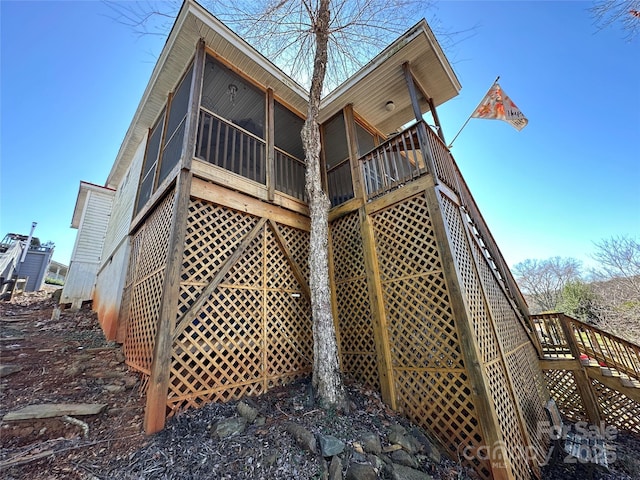 117 Badin Lake Cir, New London, NC 28127 - exterior space featuring stairs