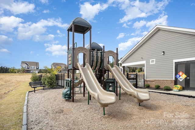 view of communal playground