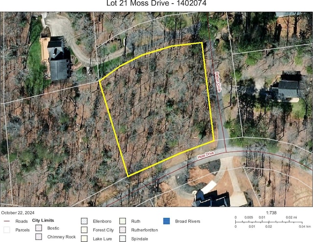 0 Moss Dr Unit 21, Rutherfordton NC, 28139 land for sale