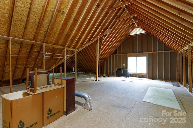 912 Silver Charm Ln, York, SC 29745 - unfinished attic featuring an upstairs landing