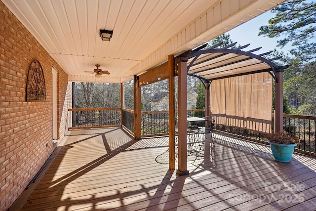 912 Silver Charm Ln, York, SC 29745 - deck with a ceiling fan