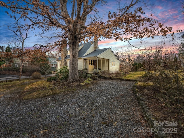 view of front of house