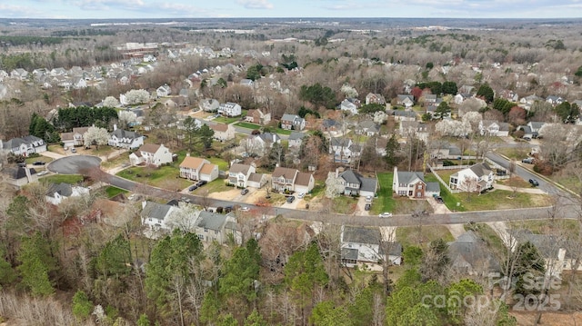 drone / aerial view featuring a residential view