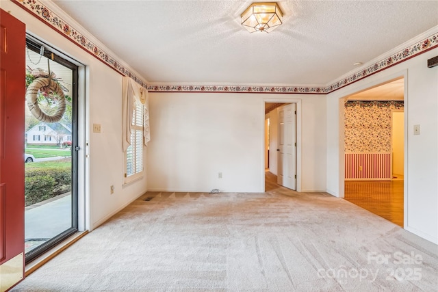1007 Wentworth Dr, Kannapolis, NC 28081 - carpeted empty room with a textured ceiling