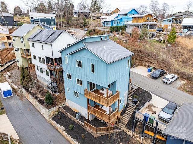 birds eye view of property featuring a residential view