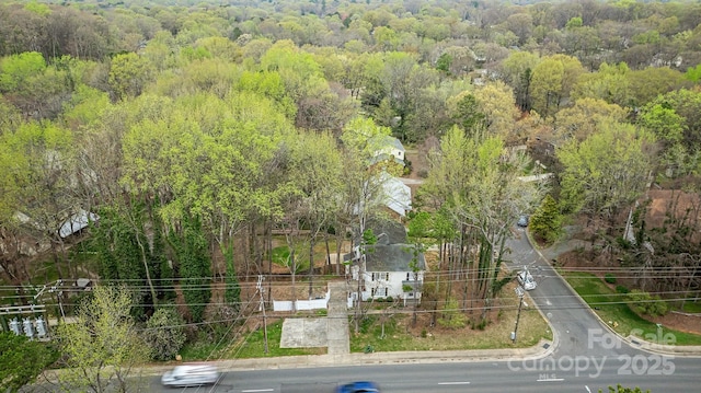 5948 Deveron Dr, Charlotte, NC 28211 - drone / aerial view featuring a view of trees