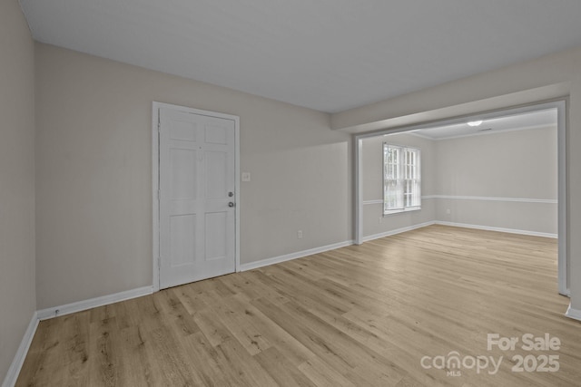 5948 Deveron Dr, Charlotte, NC 28211 - unfurnished room with baseboards and wood finished floors