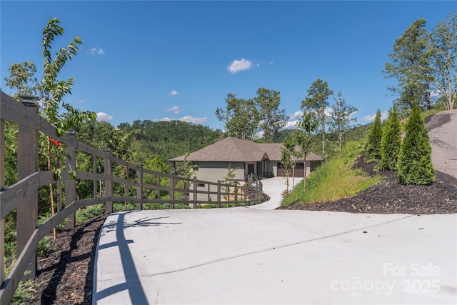54 Herron View Ln, Weaverville, NC 28787 - view of patio / terrace featuring concrete driveway and a gate