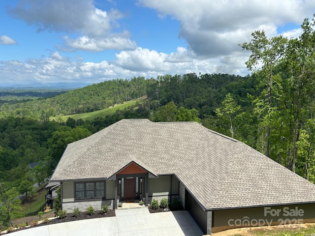 54 Herron View Ln, Weaverville, NC 28787 - view from above of property featuring a forest