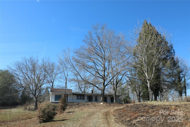 view of ranch-style home