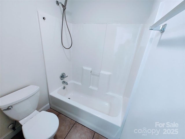 1806 Bringle Ferry Rd, Salisbury, NC 28146 - full bathroom with shower / washtub combination, toilet, and tile patterned floors
