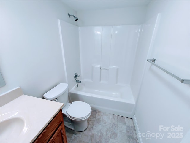 1806 Bringle Ferry Rd, Salisbury, NC 28146 - full bath featuring shower / bath combination, vanity, and toilet